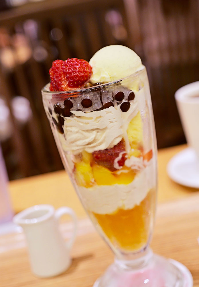 春水堂の台湾パフェ（福岡市・天神地下街）